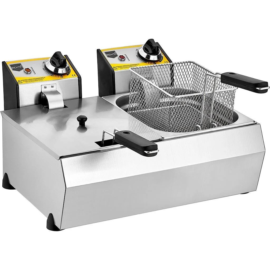 5+5 lt Elektrikli Fritöz