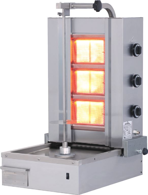 Doner Machine with Gas (With Bottom Motor)