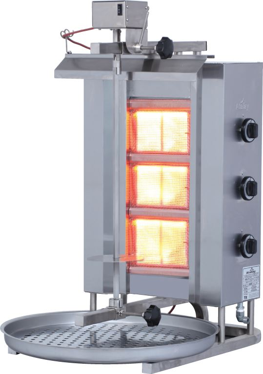 Doner Machine with Gas (With Upper Motor)